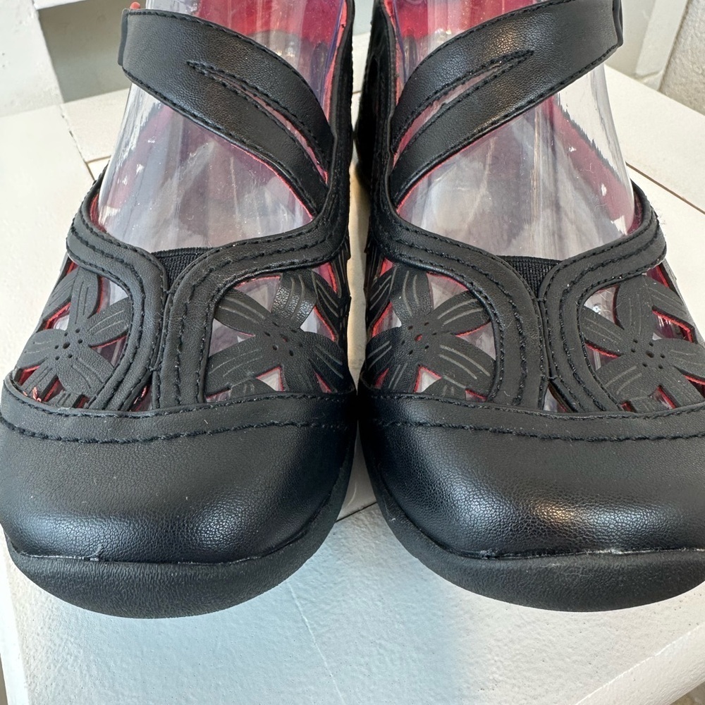 Baretraps Sandals Sneakers Shoes Women’s size 6.5 Farra Baretraos Black Velcro - Picture 6 of 13